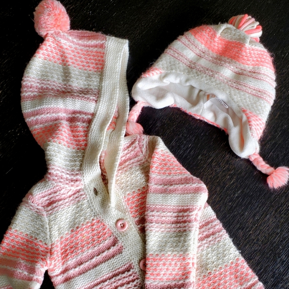 Knit Sweather/hat set